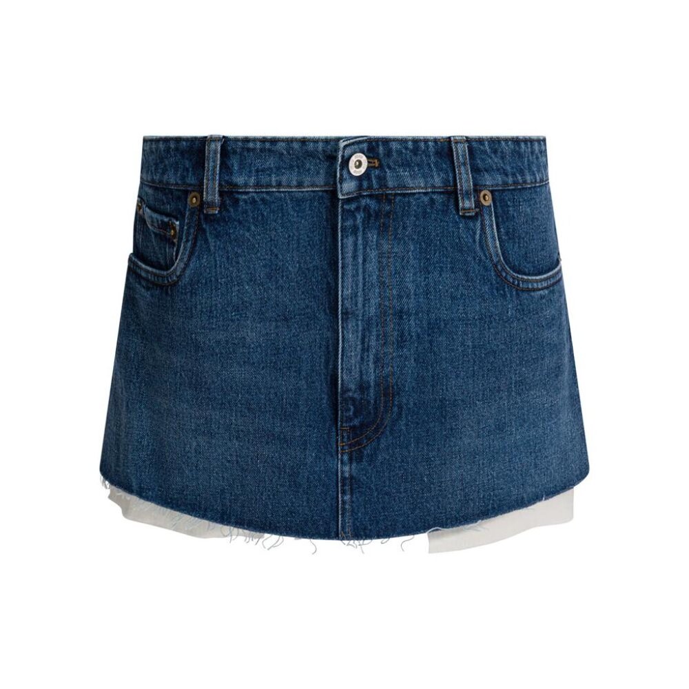 Miu Miu Denim Miniskirt tag size 40 Women